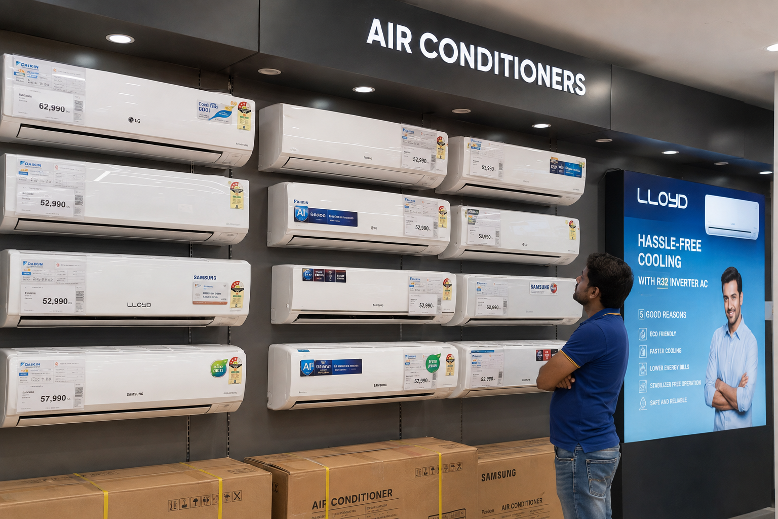 India’s AC Market: The ₹35,500 Crore Cooling Opportunity—and the Import Story Behind It