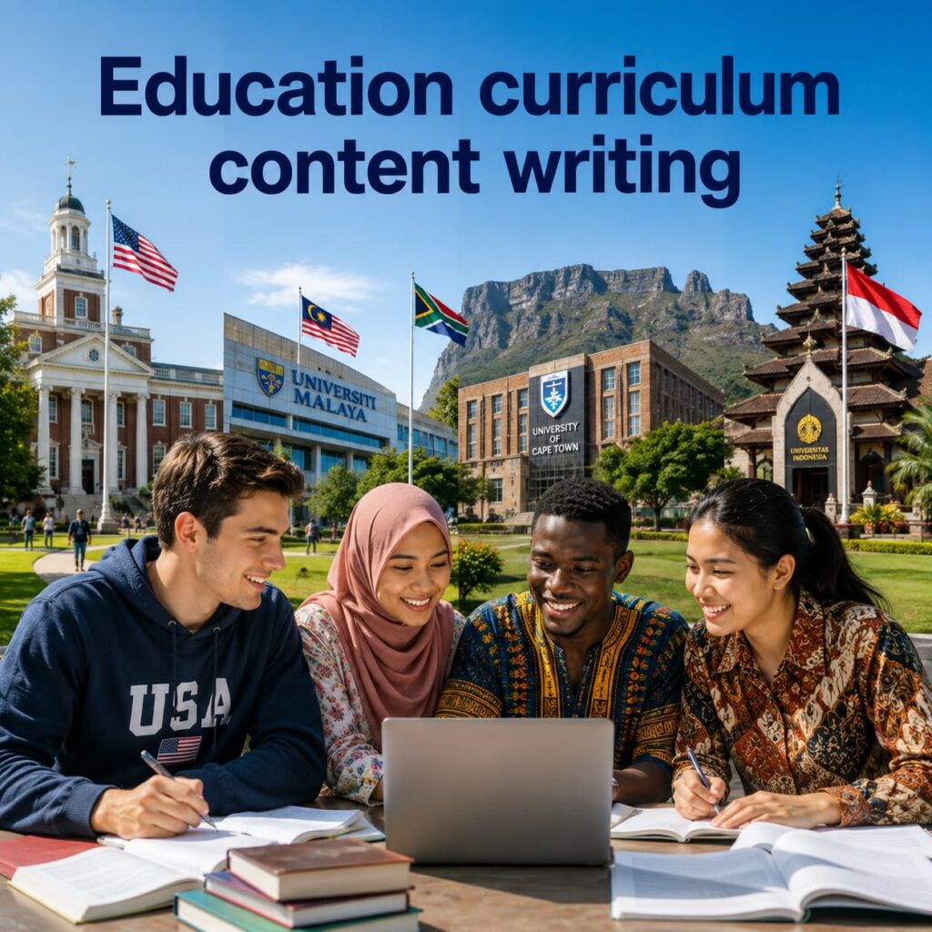 Education Curriculum content writing 