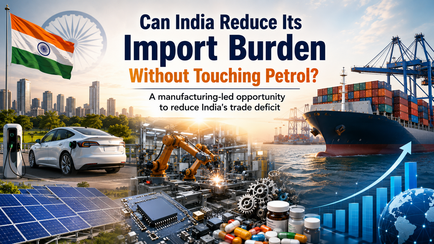 Case Study: Can India Reduce Its Import Burden Without Touching Petrol? A manufacturing-led opportunity to reduce India’s trade deficit- Gaurang Govind