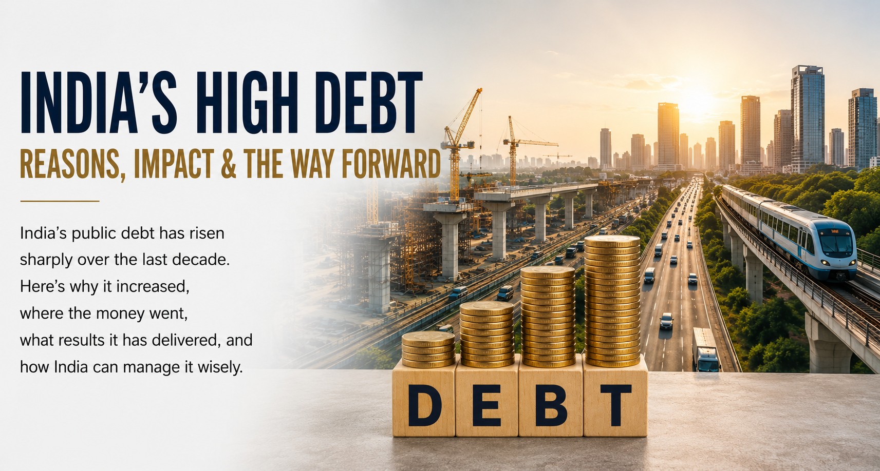 India What a Decade of Borrowing Actually Bought Us. Are we in a Debt Trap?