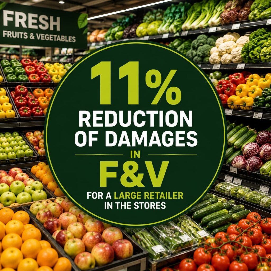 Demand forecasting project in fruits and vegetables saved damages by 11%