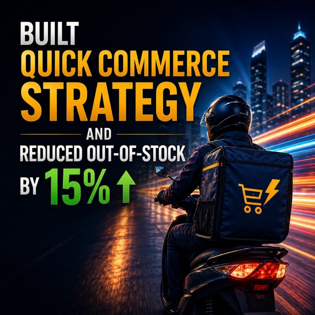 Build Quick commerce strategy for the client 