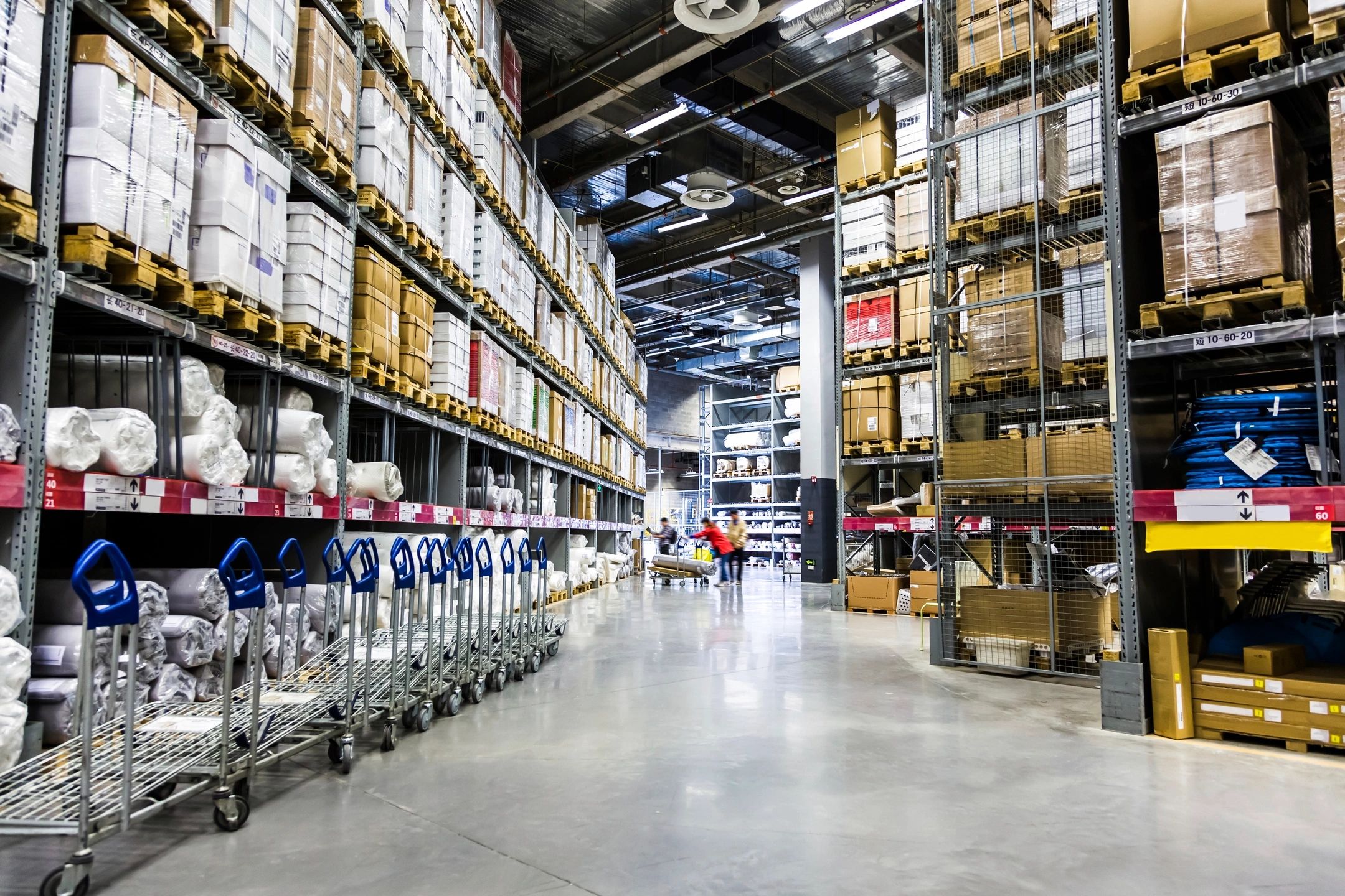 Warehouse of a large retailer