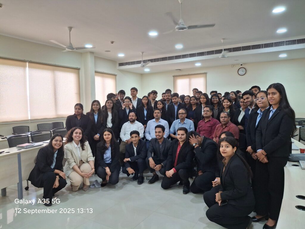 B school MBA students training
